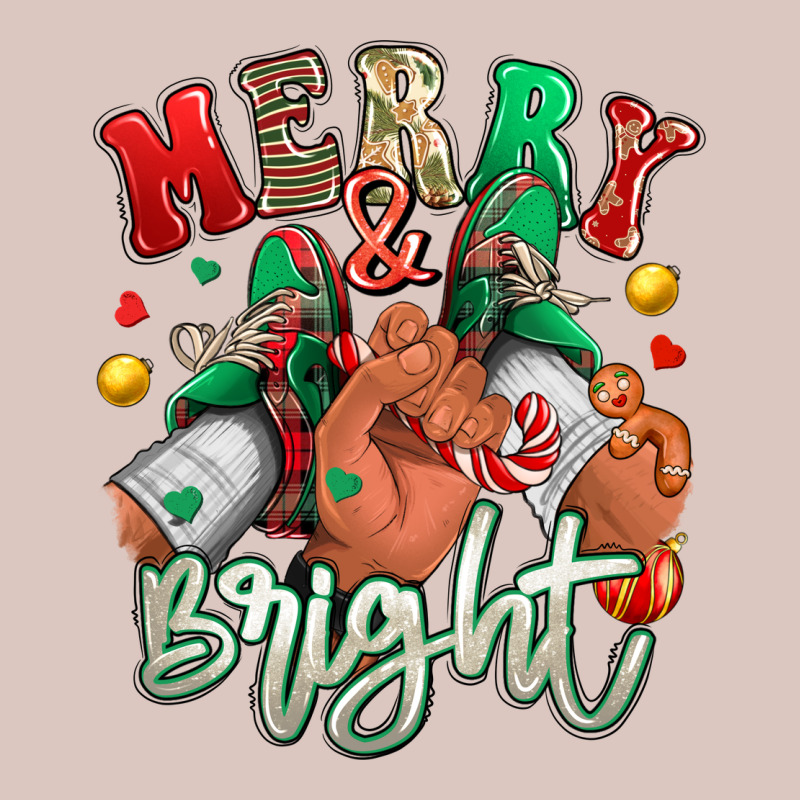 Merry And Bright Black Man Sneakers Premium Hoodie by RanaPortraitStore | Teevron