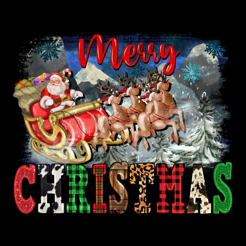 Merry Christmas Santa Sleigh Heavyweight Sweatshirt by FaDigitalArtStudio | Teevron