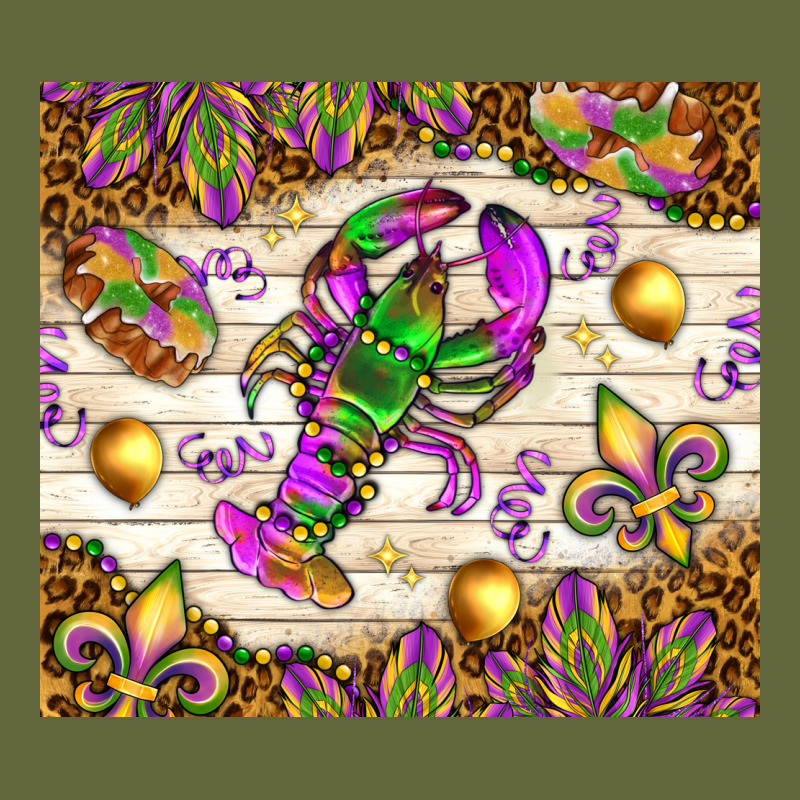 Mardi Gras With Crab Classic Tee by NancyCooperArtShop | Teevron