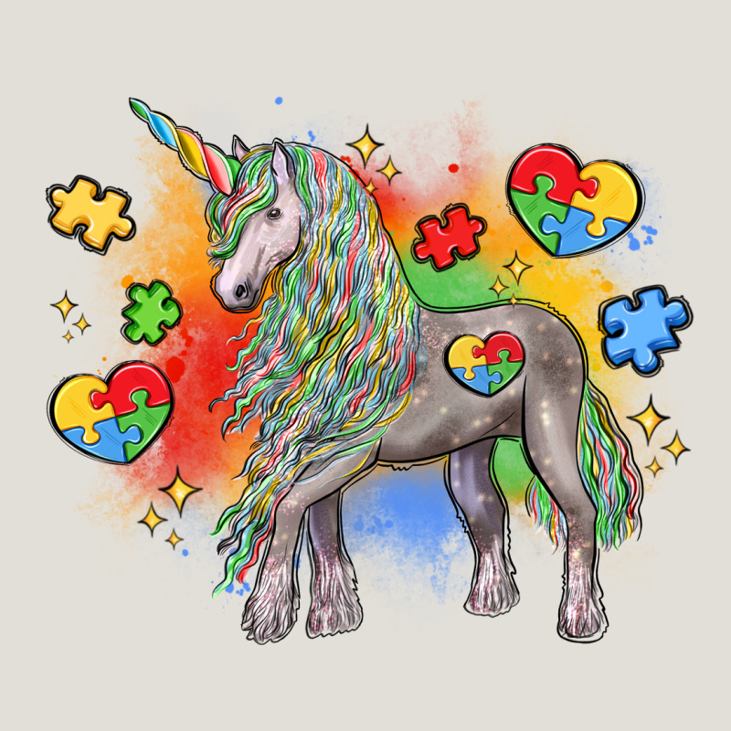 Autism Unicorn Heavy Core Tee by LillyAllenDesigns | Teevron