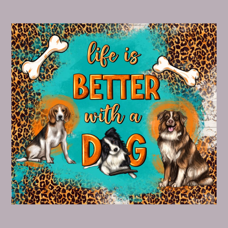 Life Is Better With A Dog Vintage Tee by TumblerDesignByShophia | Teevron
