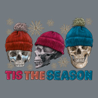 Tis The Season Skull Winter Heavyweight Sweatshirt | Teevron