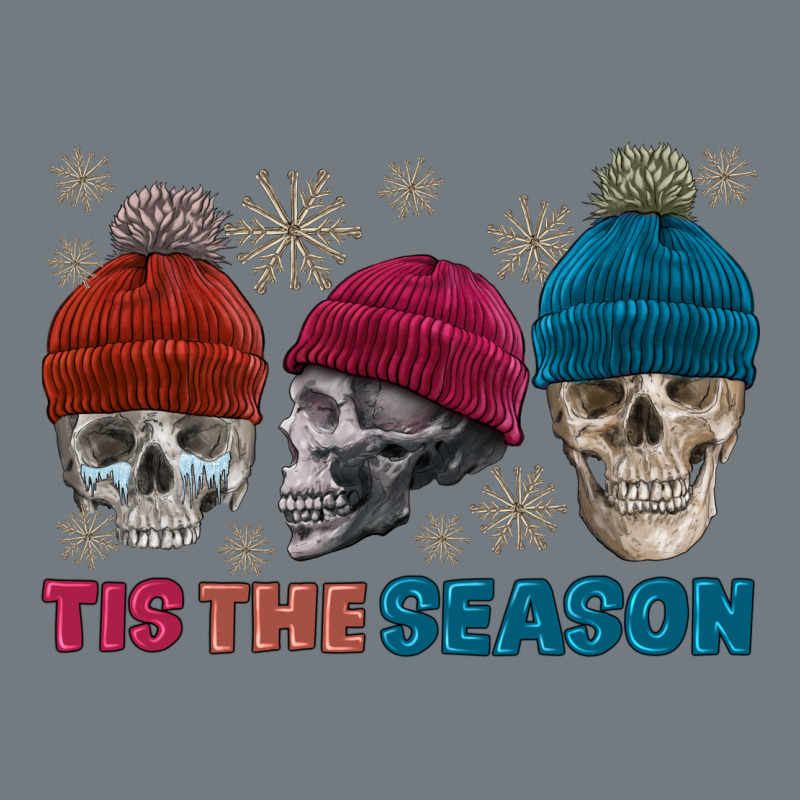 Tis The Season Skull Winter Heavyweight Sweatshirt by FaDigitalArtStudio | Teevron