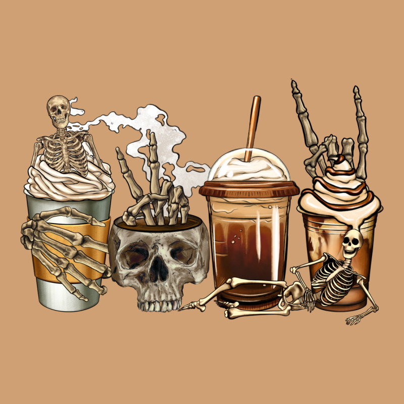 Skeleton Coffee Vintage Tee by Jasminsmagicworld | Teevron