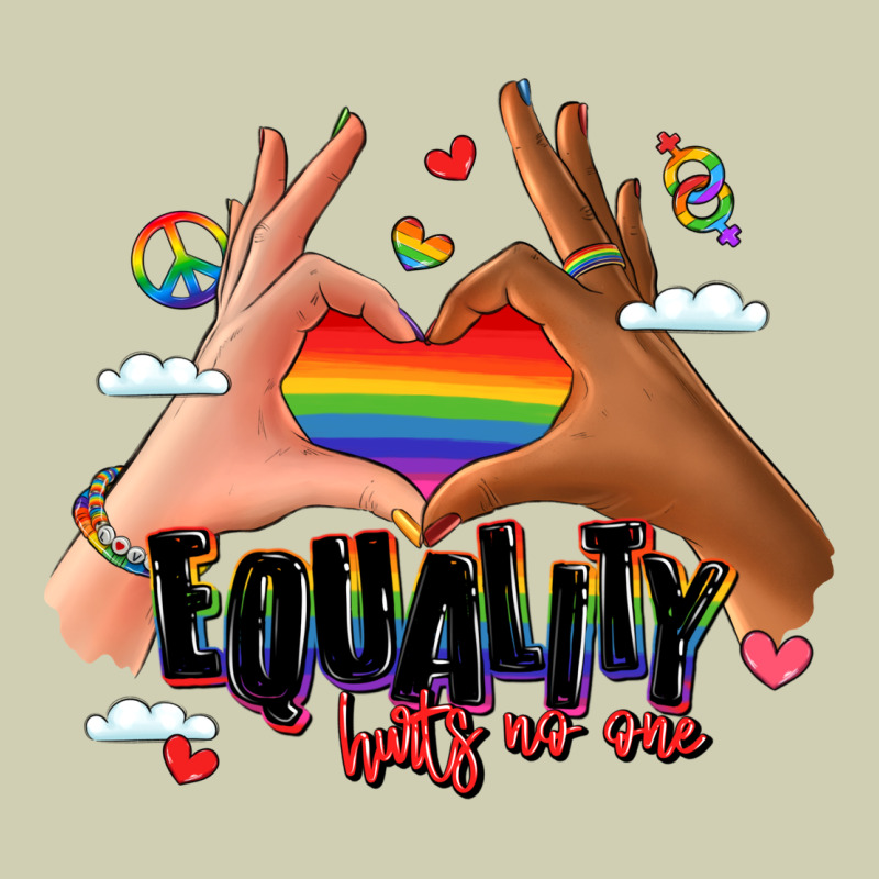 Equality Hurts No One Lgbtq Hands Heavy Core Tee by LillyAllenDesigns | Teevron