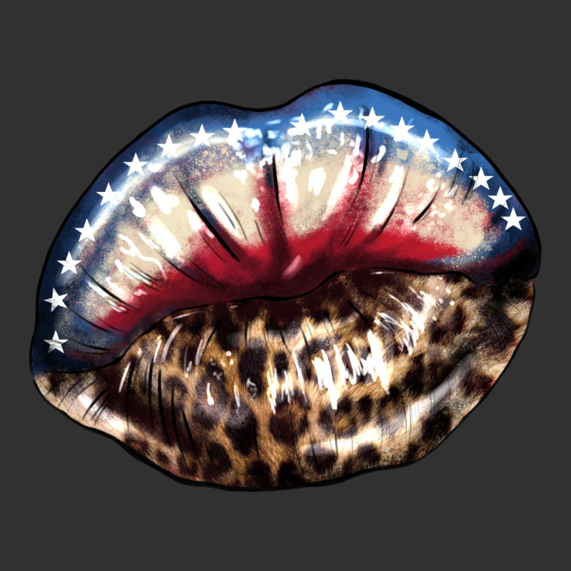 American Lip Leopard 4th Of July Urban Heavy Tee by HowdyJamesFarm | Teevron