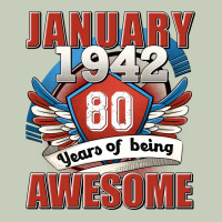 January 1942 80 Years Of Being Awesome Ladies Tee | Teevron
