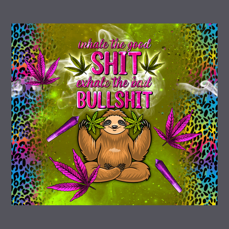 Inhale The Good Shit Exhale The Bad Bullshit Vintage Hoodie by TumblerDesignByShophia | Teevron