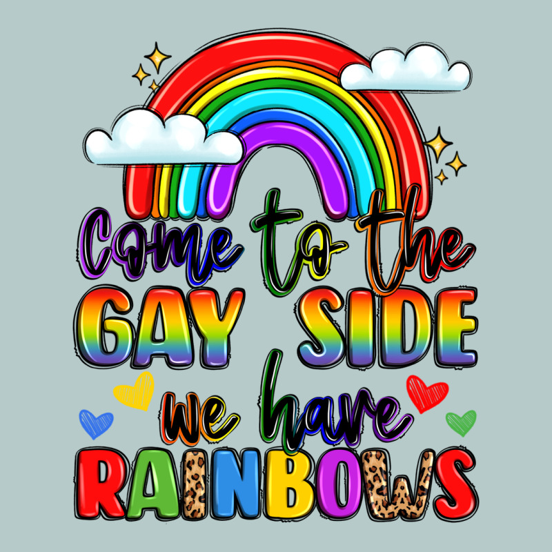 Come To The Gay Side We Have Rainbows Heavy Core Tee by LillyAllenDesigns | Teevron