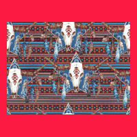 Bull Skull Pattern Zipper Hoodie | Teevron