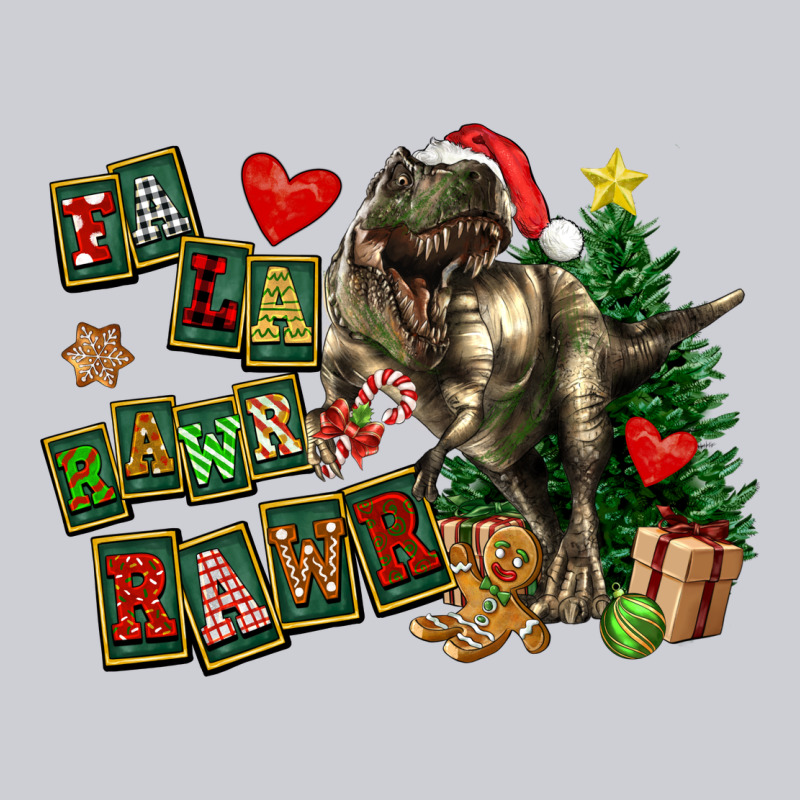 Fa La La Trex Christmas Heavyweight Sweatshirt by FaDigitalArtStudio | Teevron
