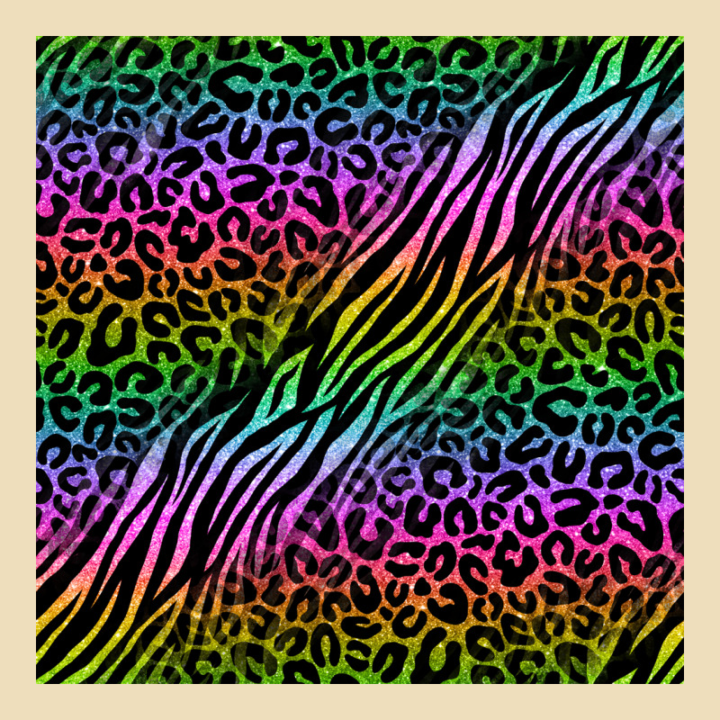 Neon Glitter Safari Seamless Pattern Premium Hoodie by BundleAndBundleShop | Teevron