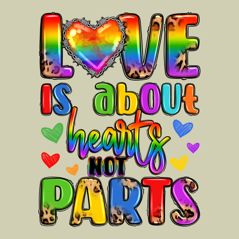 Love Is About Hearts Not Parts Heavy Core Tee by LillyAllenDesigns | Teevron