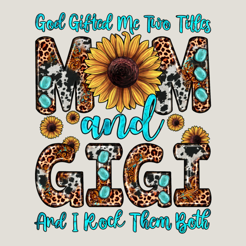 God Gifted Me Two Titles Mom And Gigi  And I Rock Them Both Heavy Core Tee by JahusDesignShop | Teevron
