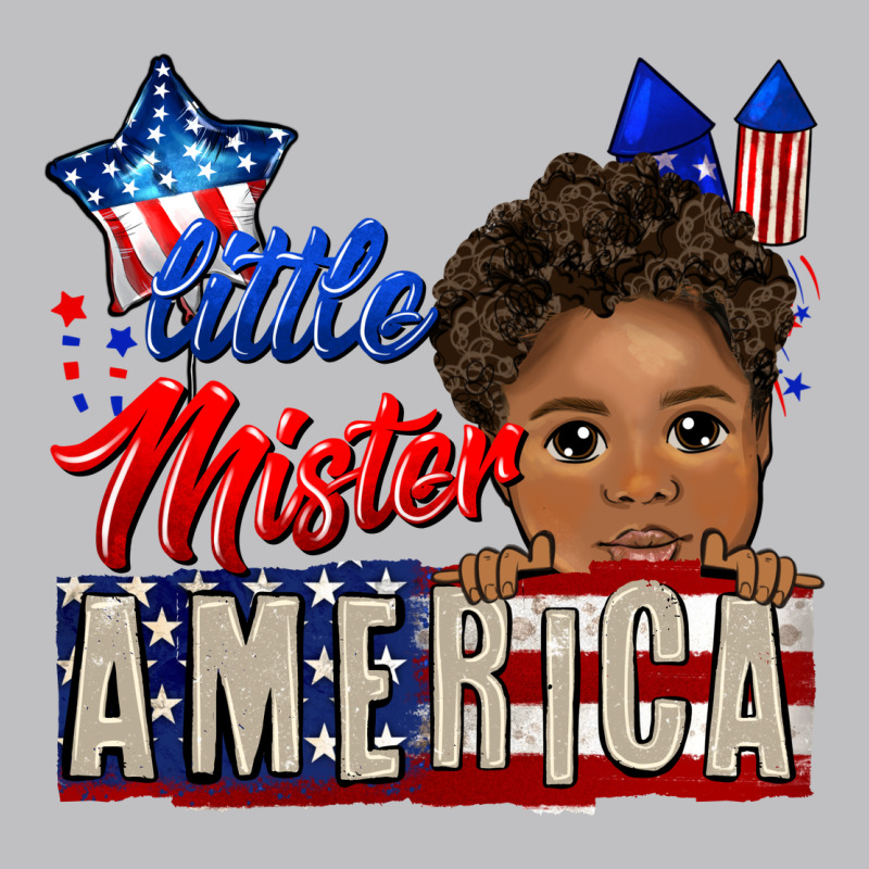 Little Mister America Black Boy Long Sleeve Tee by CowGirlArtShop | Teevron