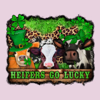 St Patricks Cows Heifers Go Lucky Ladies Tee | Teevron