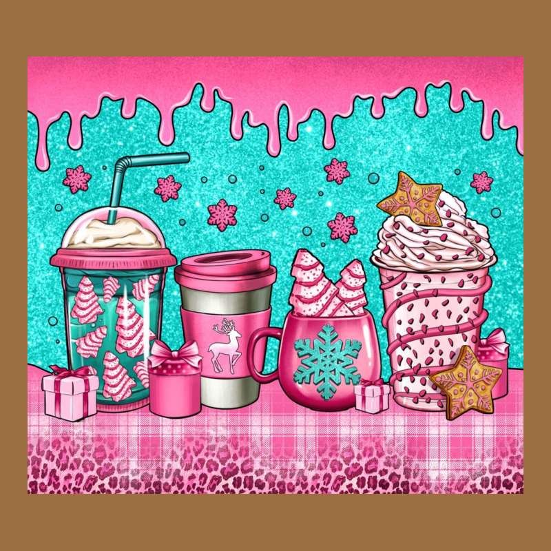 Pink Christmas Coffee Vintage Tee by Jasminsmagicworld | Teevron