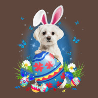 Bunny Maltese With Egg Basket Easter Flower Hunting Egg Classic Tee | Teevron