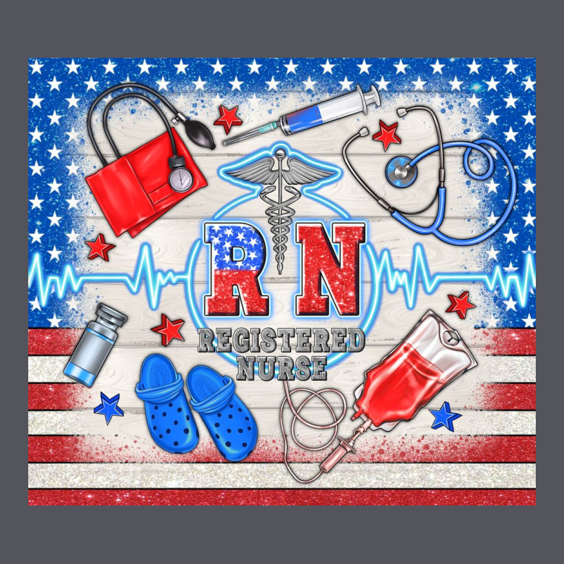 American Memorial Day Rn Registered Nurse Vintage Hoodie by TumblerDesignByShophia | Teevron