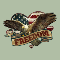 Freedom America Eagle 4th Of July Urban Heavy Tee | Teevron