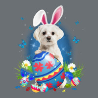 Bunny Maltese With Egg Basket Easter Flower Hunting Egg Premium Hoodie | Teevron