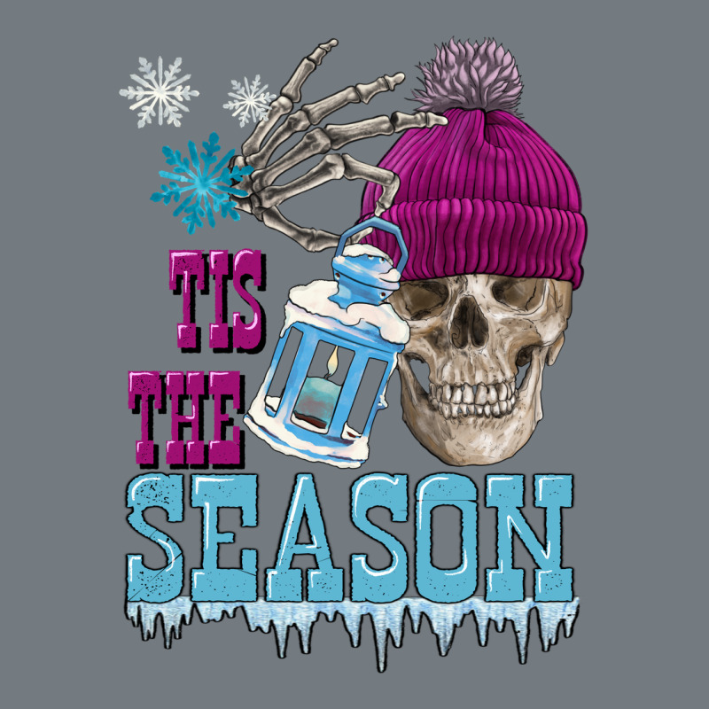 Tis The Season Winter Skull Heavyweight Sweatshirt by FaDigitalArtStudio | Teevron
