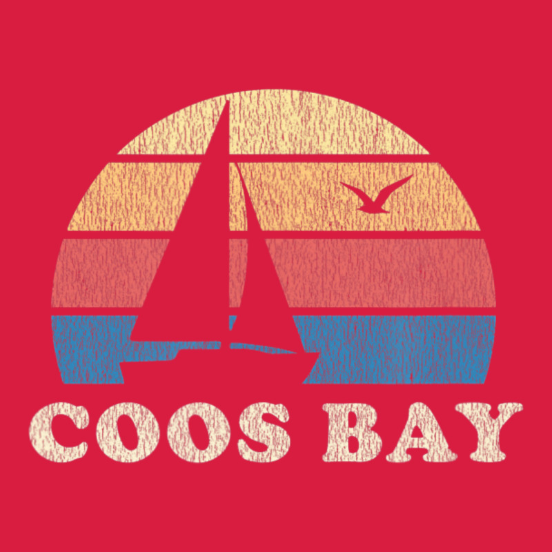Coos Bay Or Vintage Sailboat 70s Throwback Sunset Premium Hoodie by minhPixels | Teevron