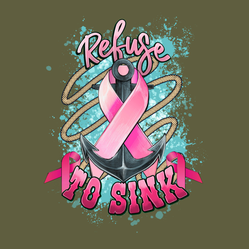 Refuse To Sink Cancer Anchor Cancer Awareness Vintage Tee by HowdyJamesFarm | Teevron