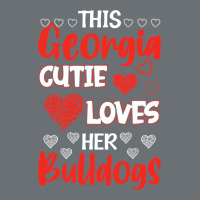 This Georgia Cutie Loves Her Bulldogs Fun Football Premium Hoodie | Teevron