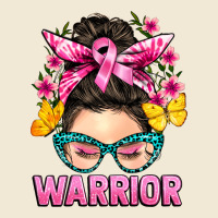 Cancer Warrior Messy Bun Premium Tee | Teevron
