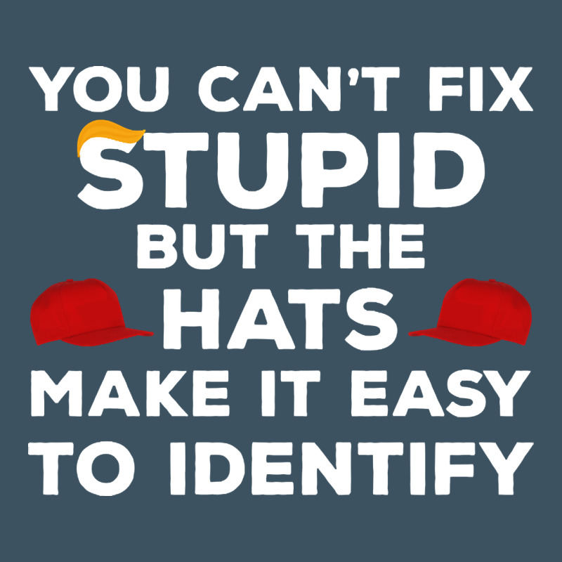 You Can't Fix Stupid But The Hats Make It Easy To Identify Urban Heavy Tee by minhPixels | Teevron