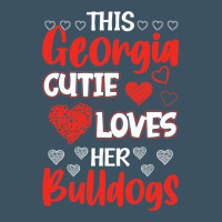 This Georgia Cutie Loves Her Bulldogs Fun Football Urban Heavy Tee | Teevron