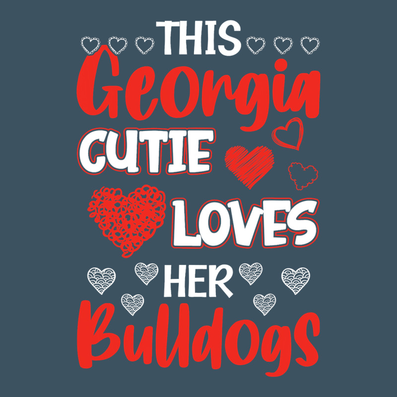 This Georgia Cutie Loves Her Bulldogs Fun Football Urban Heavy Tee by minhPixels | Teevron