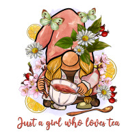 Just A Girl Who Loves Tea Gnome Premium Tee | Teevron