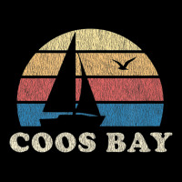 Coos Bay Or Vintage Sailboat 70s Throwback Sunset Heavy Core Tee | Teevron