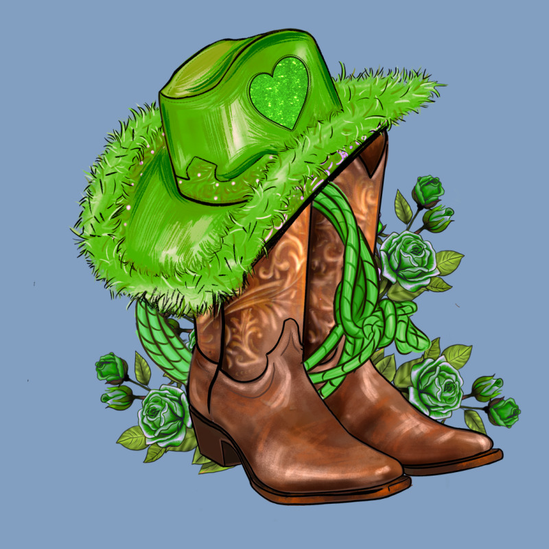 Green  Cowgirl And Roses Urban Hoodie by AdoDesignShop | Teevron