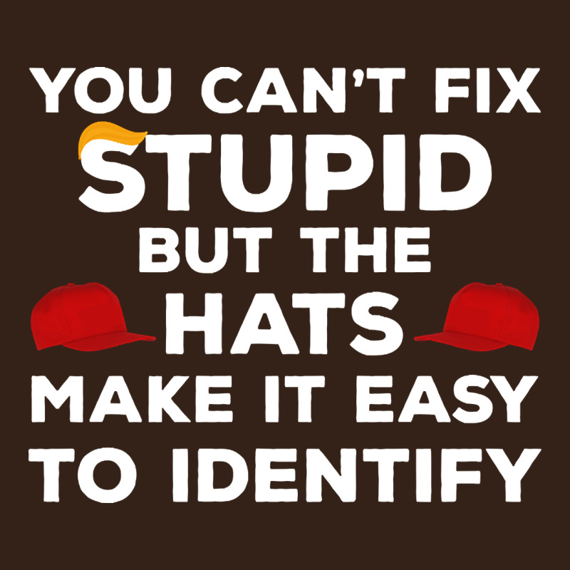 You Can't Fix Stupid But The Hats Make It Easy To Identify Heavy Core Tee by minhPixels | Teevron
