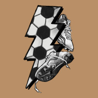 Lightning Bolt Soccer Vintage Hoodie | Teevron