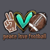 Peace Love Football Vintage Hoodie | Teevron