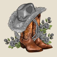 Gray Cowgirl And Roses Urban Hoodie | Teevron