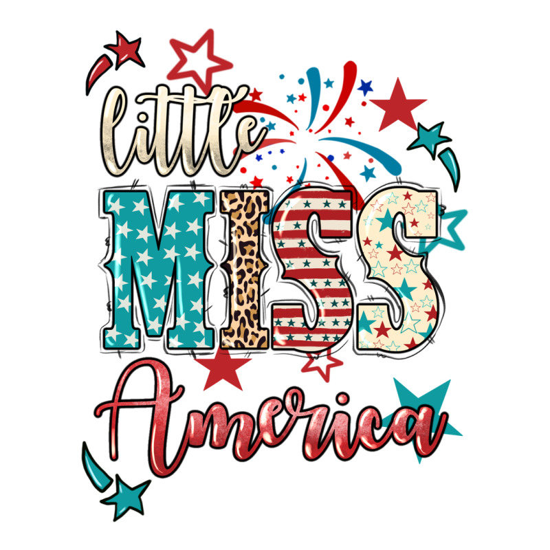 Little Miss America 4th Of July Urban Heavy Tee by HowdyJamesFarm | Teevron