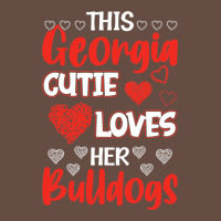 This Georgia Cutie Loves Her Bulldogs Fun Football Long Sleeve Tee | Teevron