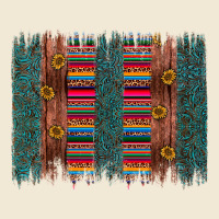 Sunflower Serape Brush Stroke Premium Tee | Teevron