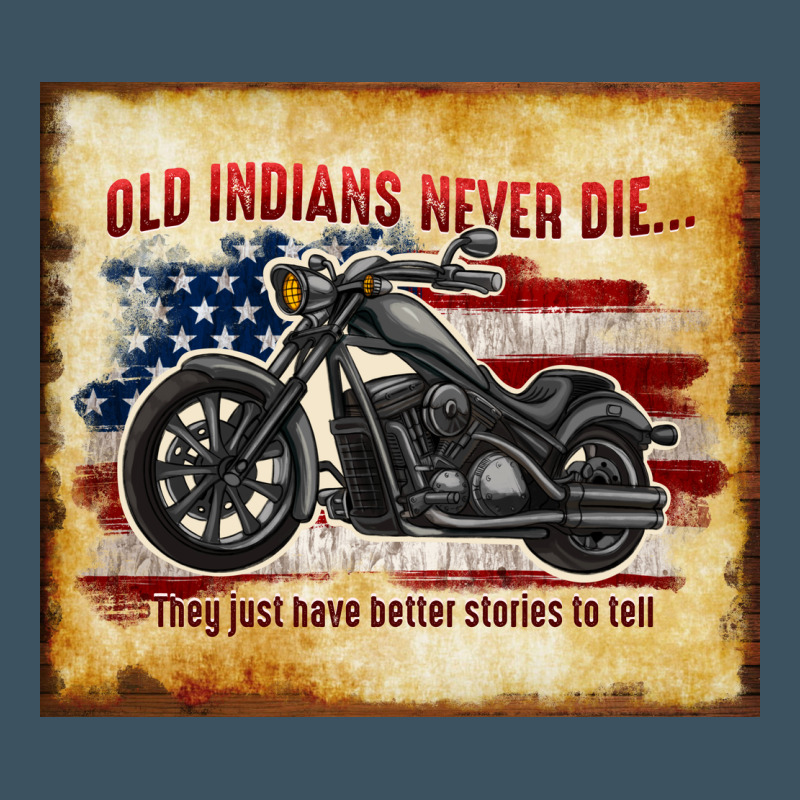 Old Indians Never Die Urban Heavy Tee by TumblerDesignByShophia | Teevron