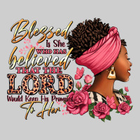 Blessed Is She Who Has Believed Afro Woman Premium Tee | Teevron