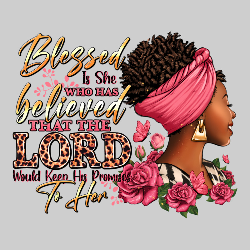Blessed Is She Who Has Believed Afro Woman Premium Tee by RanaPortraitStore | Teevron