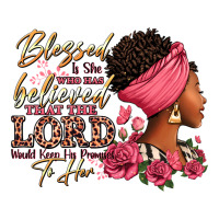 Blessed is she who has believed afro woman | Teevron