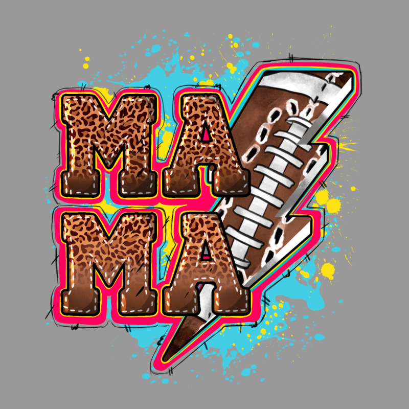 Mama Football Lightning Bolt Vintage Hoodie by HowdyJamesFarm | Teevron