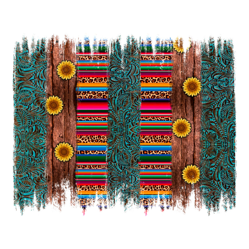 Sunflower Serape Brush Stroke Premium Tee by Artiststas | Teevron