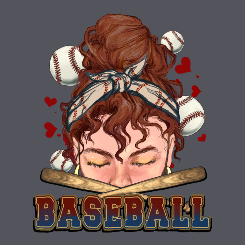 Messy Bun Baseball Vintage Hoodie by HowdyJamesFarm | Teevron